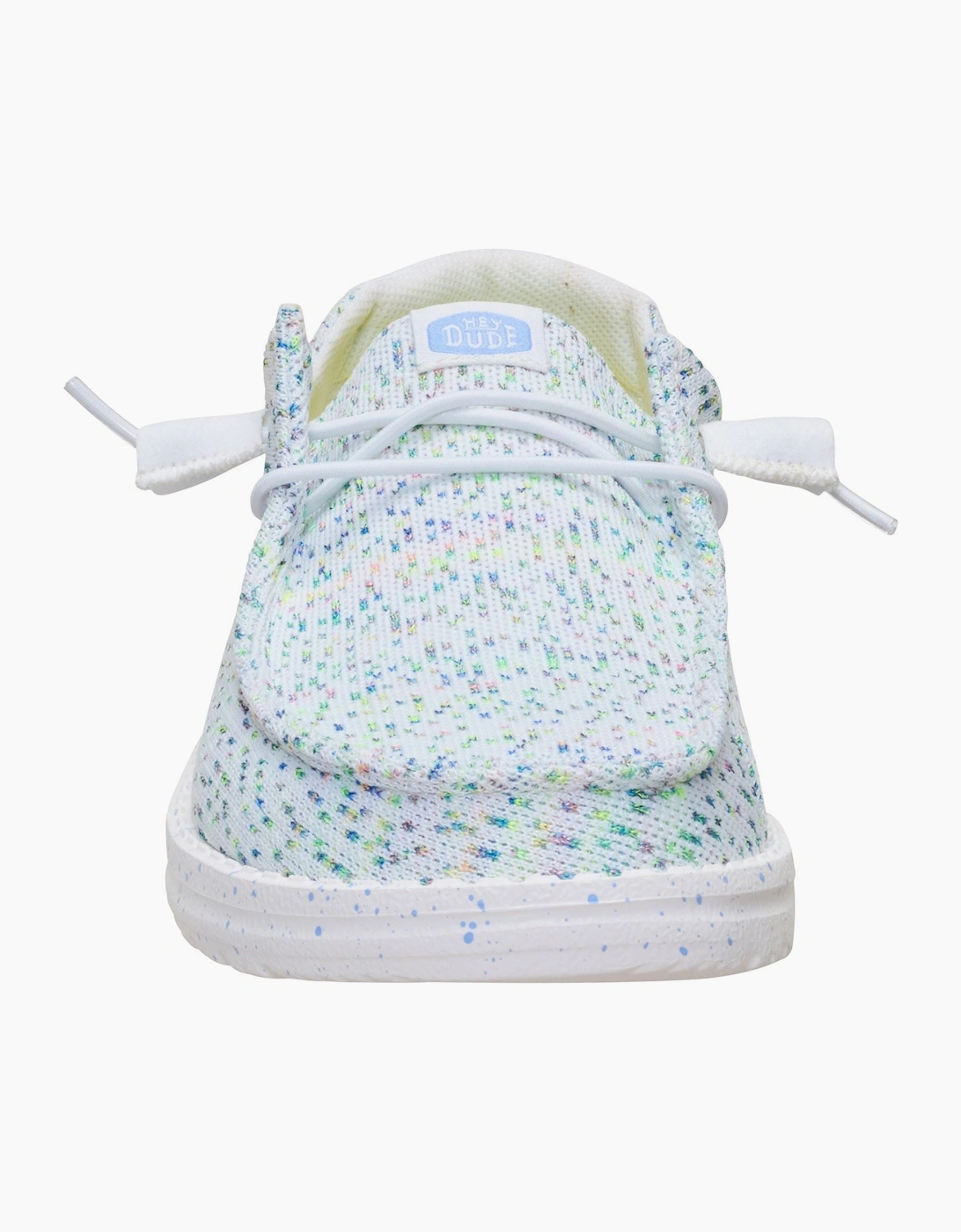 HEYDUDE Wendy Stretch Polyester Women's White/Multi Loafers