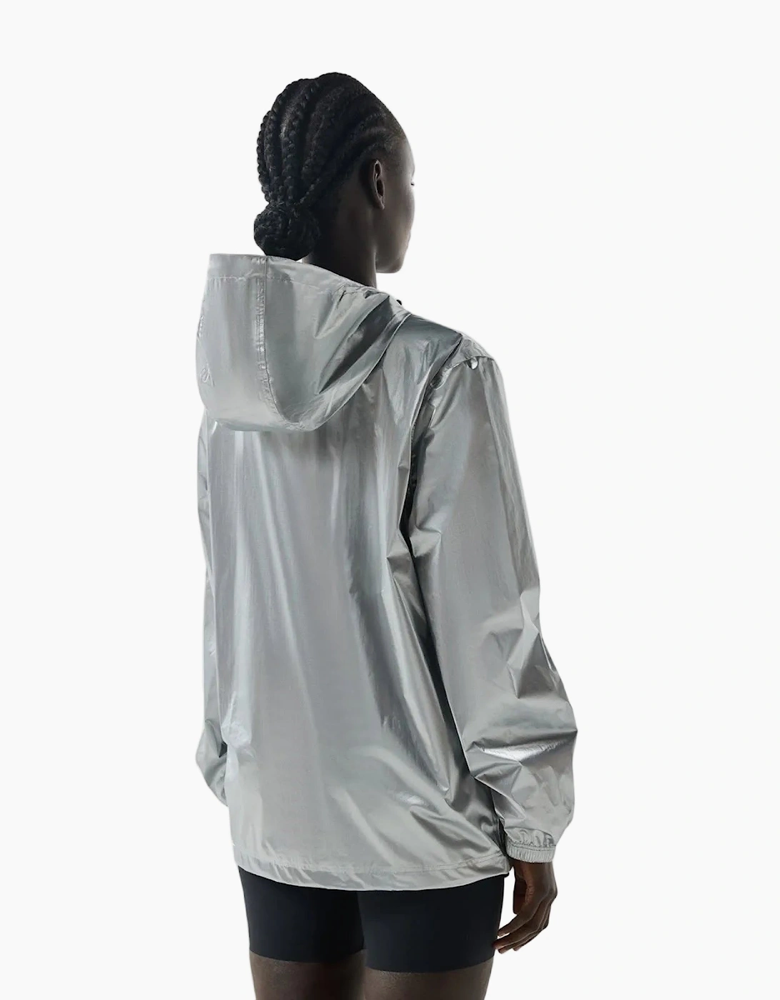 Packable Unisex Adults Silver Rain Jacket