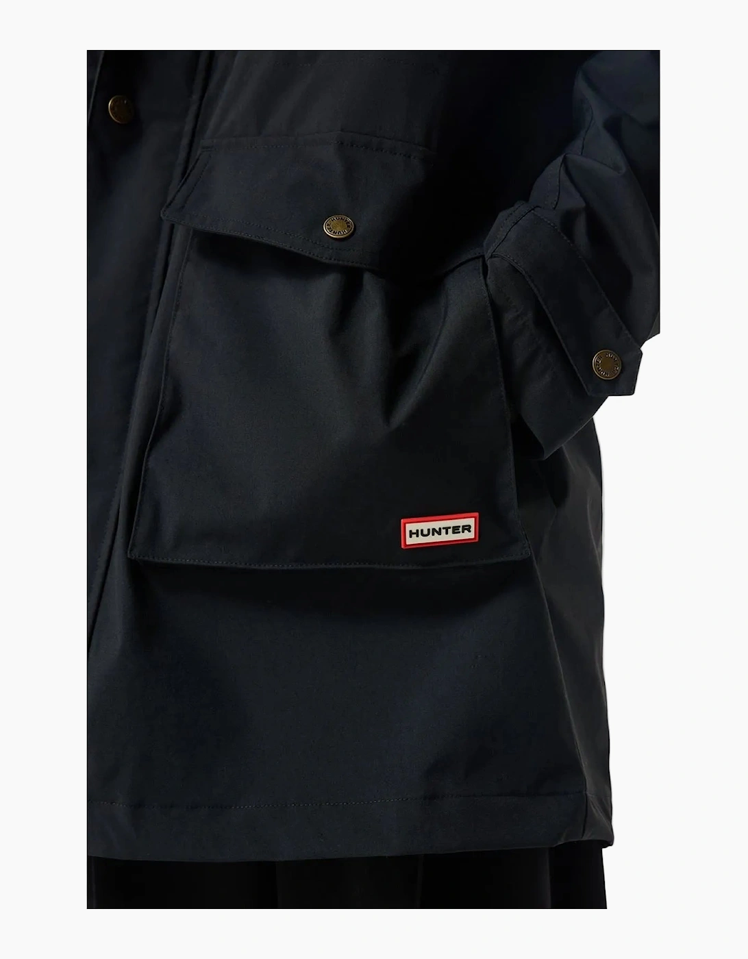 Lightweight Waterproof Men's Black Rain Parkas