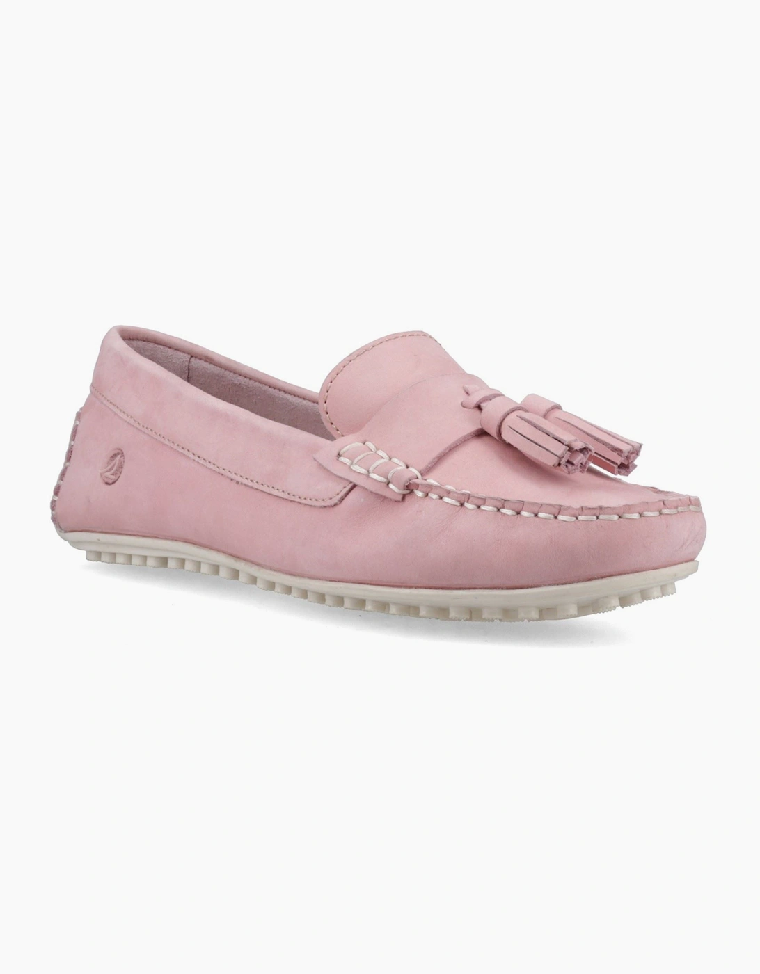 Sperry Salvador Slip On Nubuck Women's Pink Moccasins Shoes, 6 of 5
