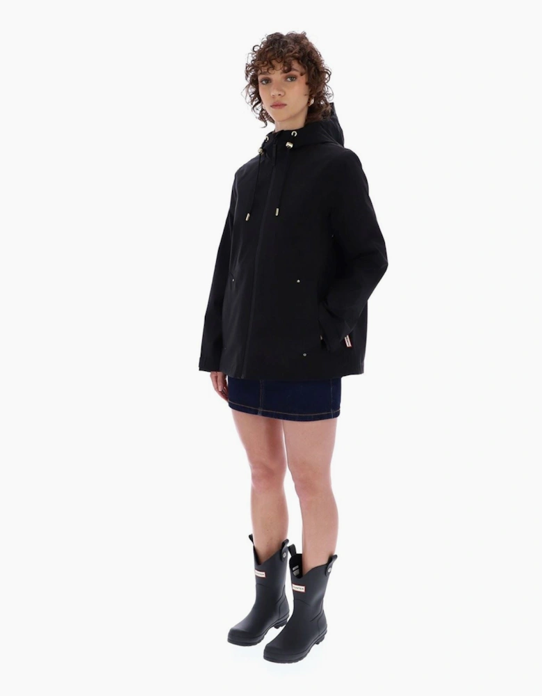 Original Lightweight Waterproof Women's Black Rain Jacket