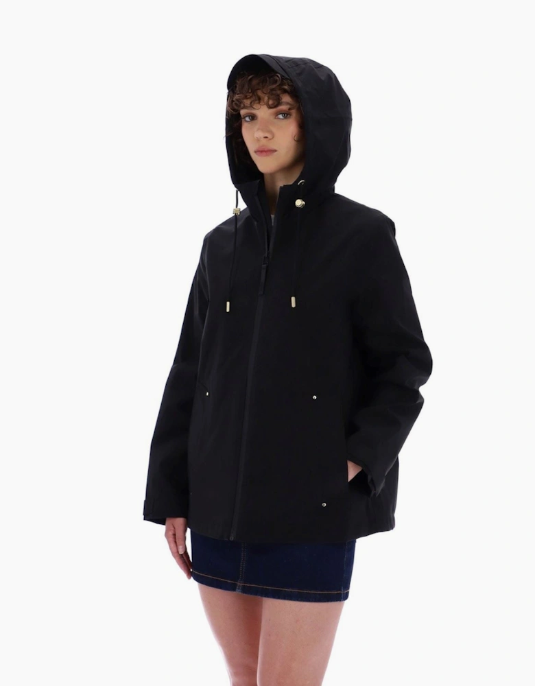 Original Lightweight Waterproof Women's Black Rain Jacket