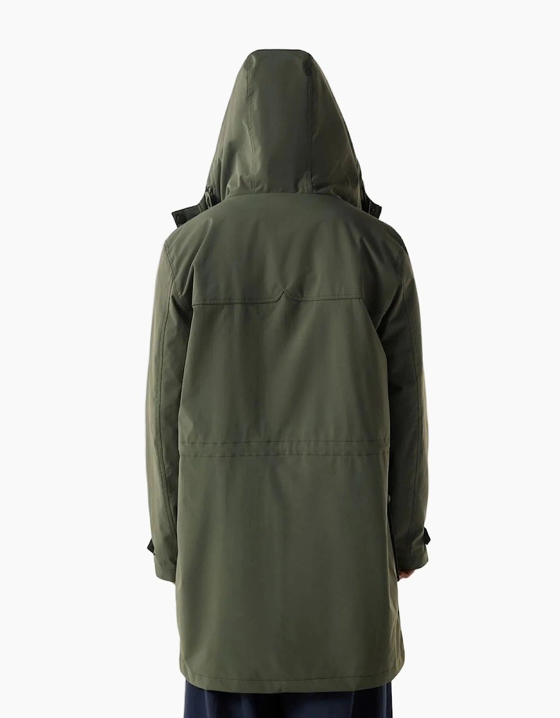 Lightweight Waterproof Men's Green Rain Parkas