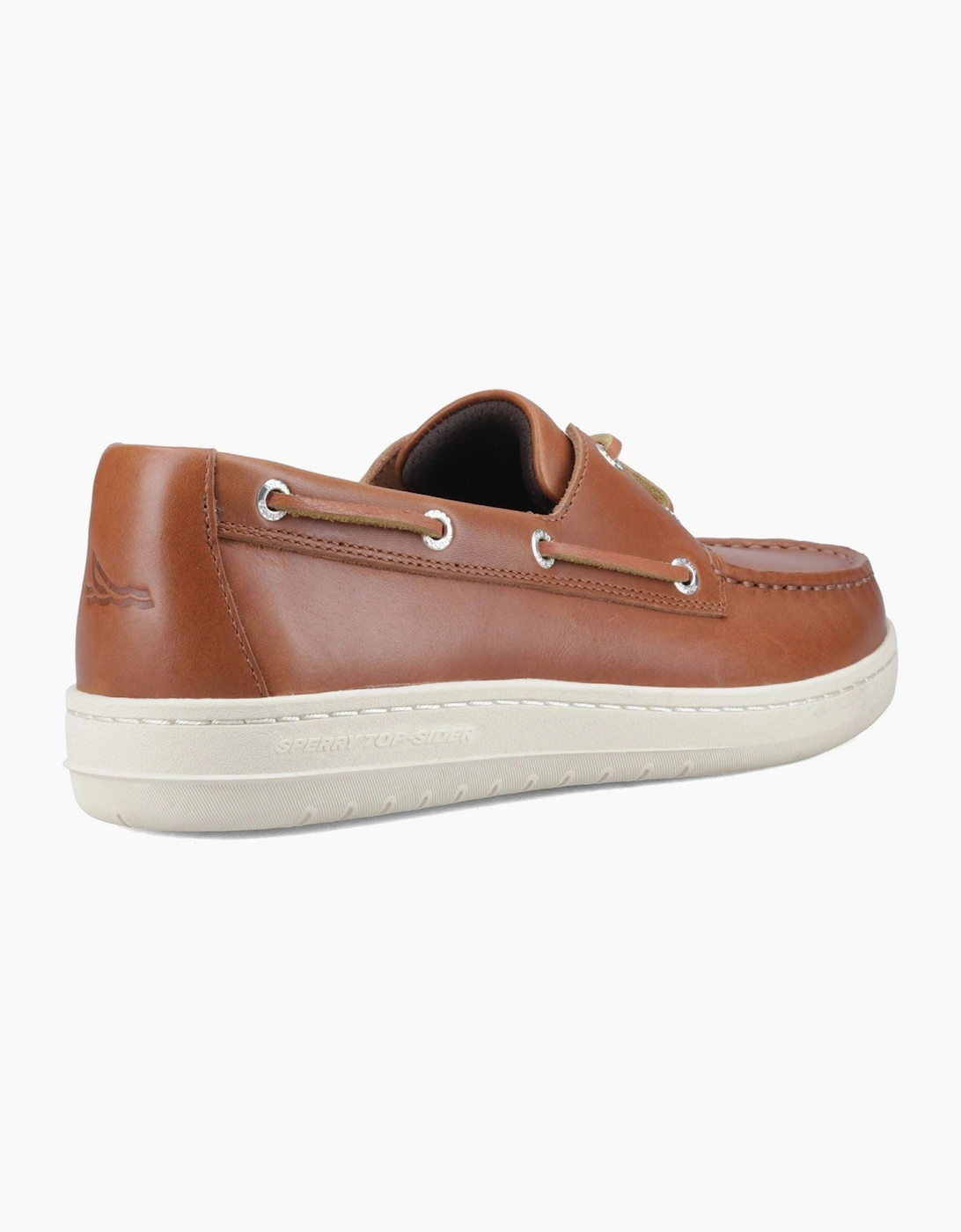 Sperry Strake 2-Eye Boat Leather Men's Open Tan Boat Shoes