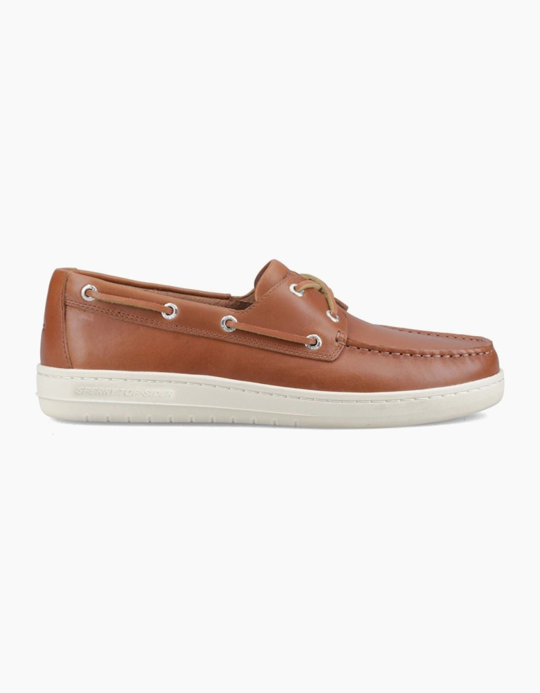 Sperry Strake 2-Eye Boat Leather Men's Open Tan Boat Shoes