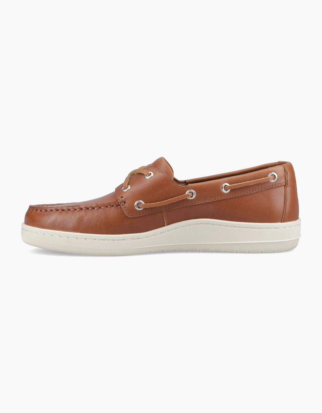 Sperry Strake 2-Eye Boat Leather Men's Open Tan Boat Shoes