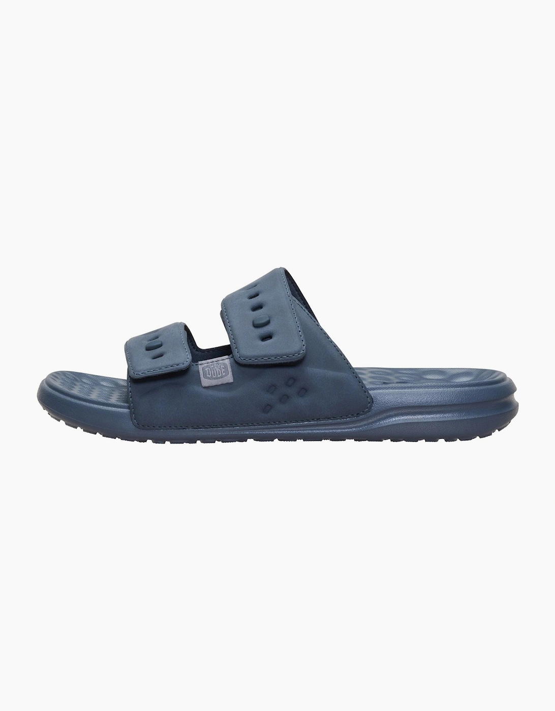 HEYDUDE Wave 2 Strap Polyurethane Men's Turbulence Grey Sandals