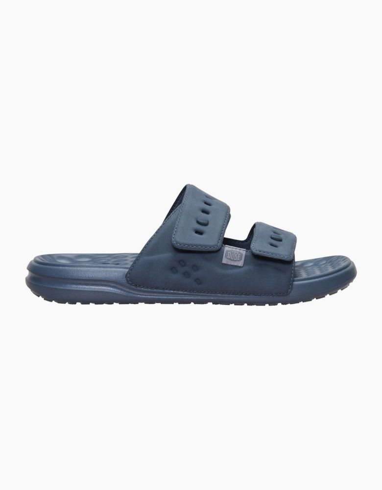 HEYDUDE Wave 2 Strap Polyurethane Men's Turbulence Grey Sandals