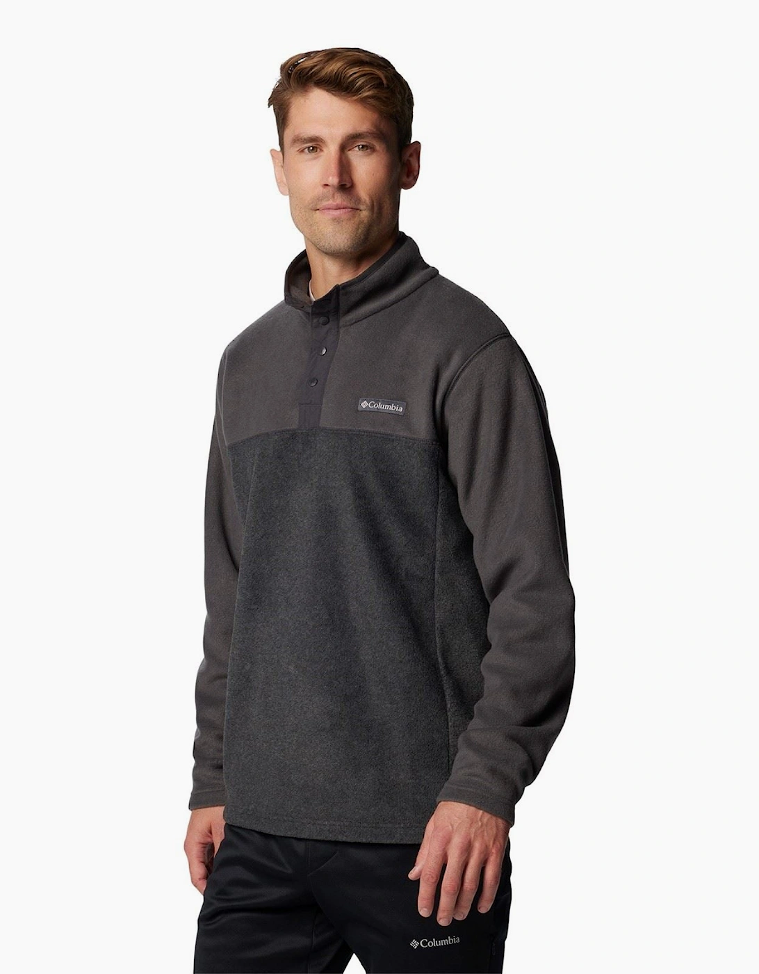 Steens Mountain Half Snap II Men's Grey Fleece Jacket