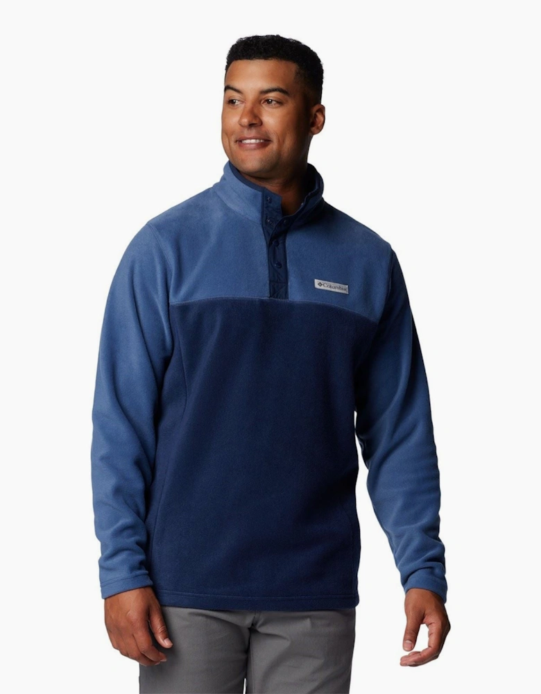 Steens Mountain Half Snap II Men's Blue Fleece Jacket