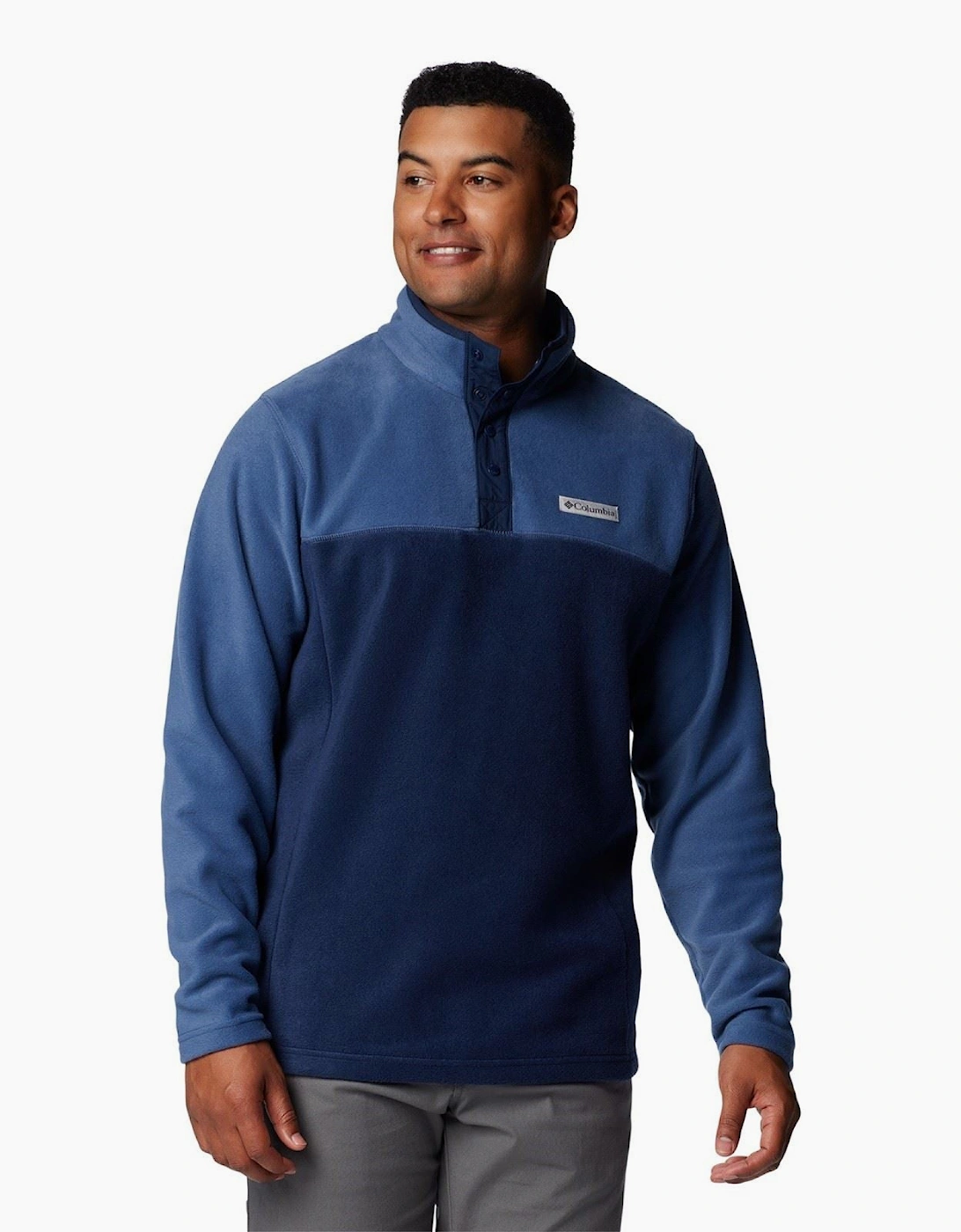Steens Mountain Half Snap II Men's Blue Fleece Jacket, 10 of 9