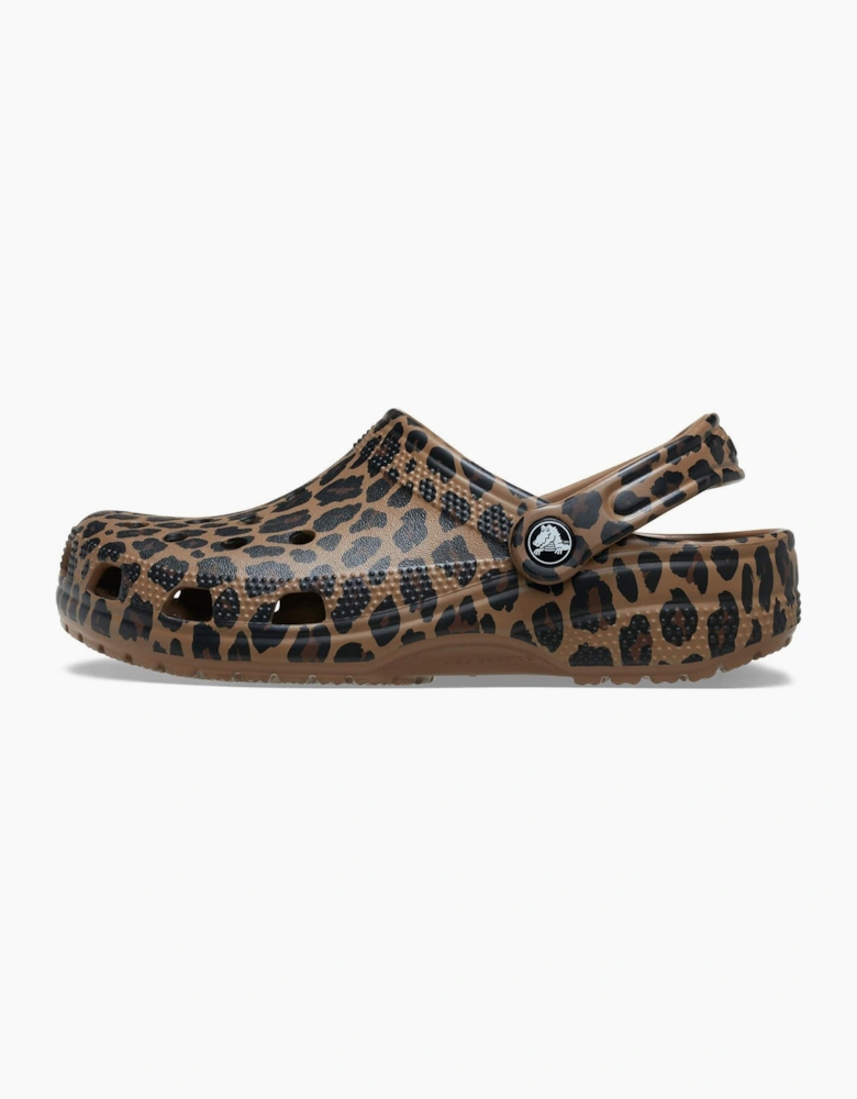Classic Animal EVA Women's Sepia/Leopard Clogs