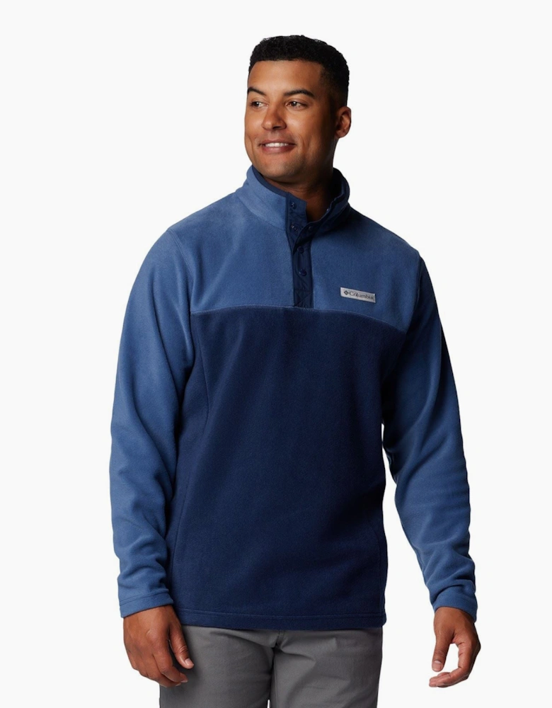 Steens Mountain Half Snap II Men's Blue Fleece Jacket
