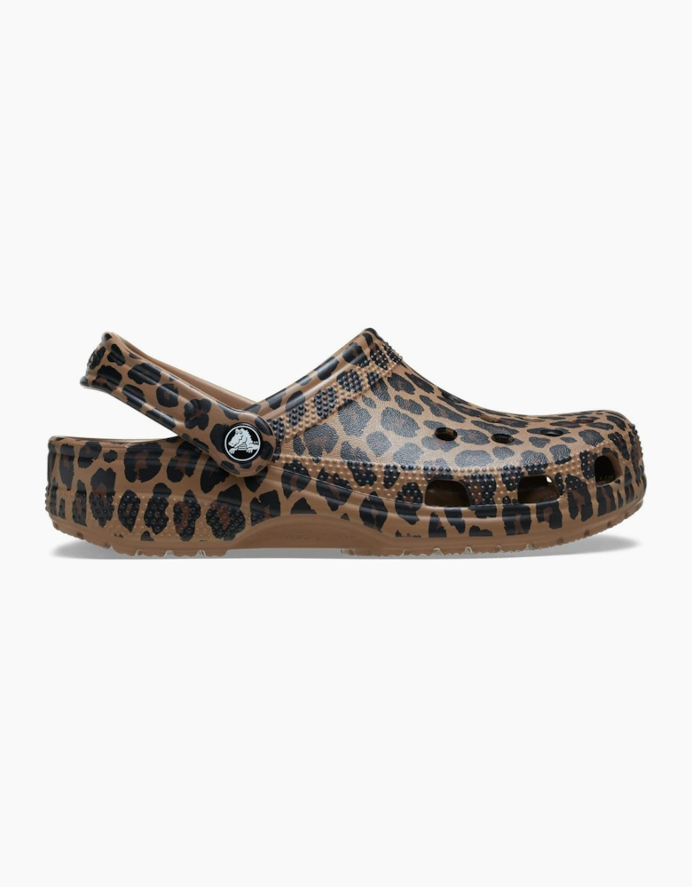 Classic Animal EVA Women's Sepia/Leopard Clogs