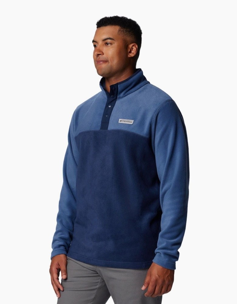 Steens Mountain Half Snap II Men's Blue Fleece Jacket