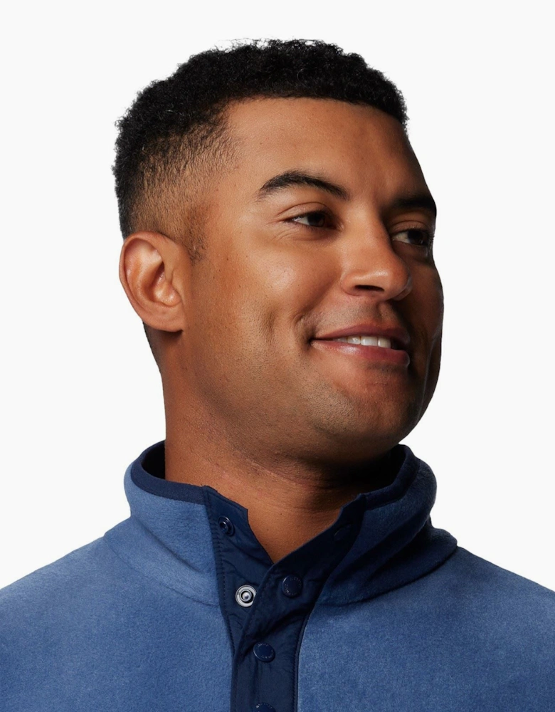 Steens Mountain Half Snap II Men's Blue Fleece Jacket