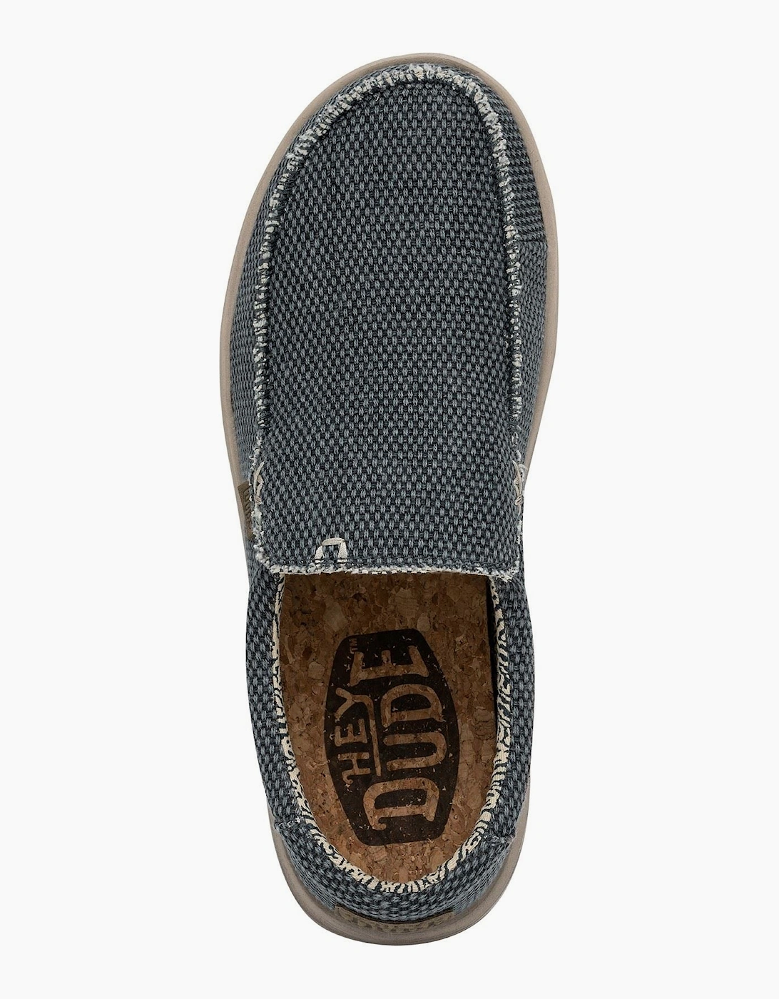 HEYDUDE Mikka Braided Textile Men's Deep Blue Loafers