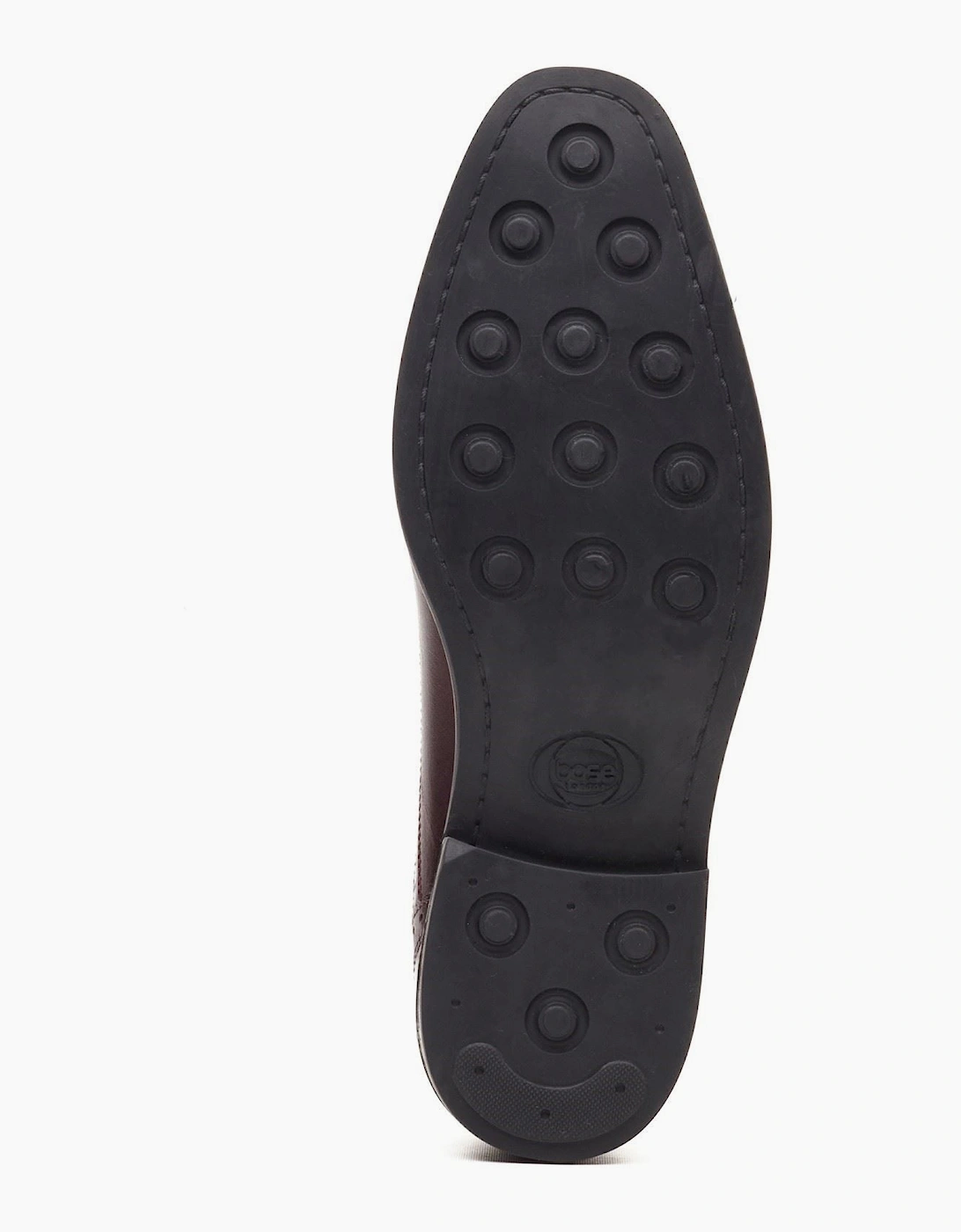 London Ascot Oxford Leather Men's Bordo Oxford Shoes