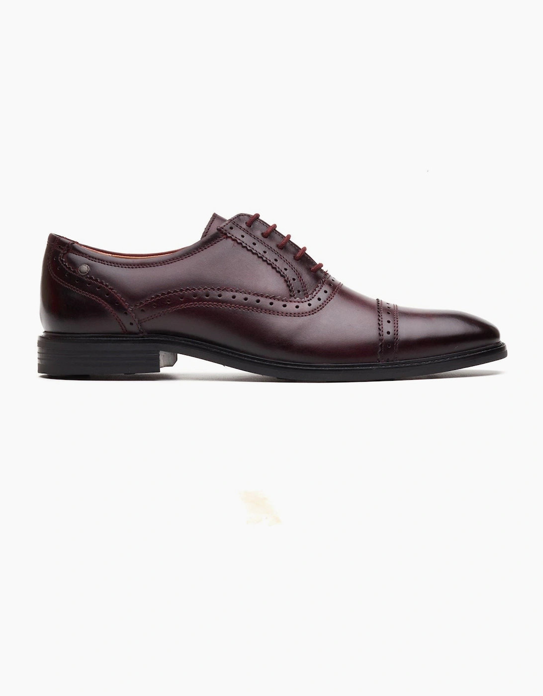 London Ascot Oxford Leather Men's Bordo Oxford Shoes