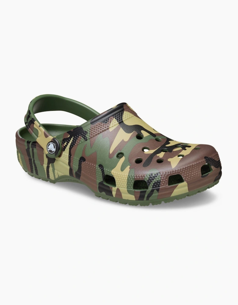 Classic Camouflage EVA Men's Army Green Clogs