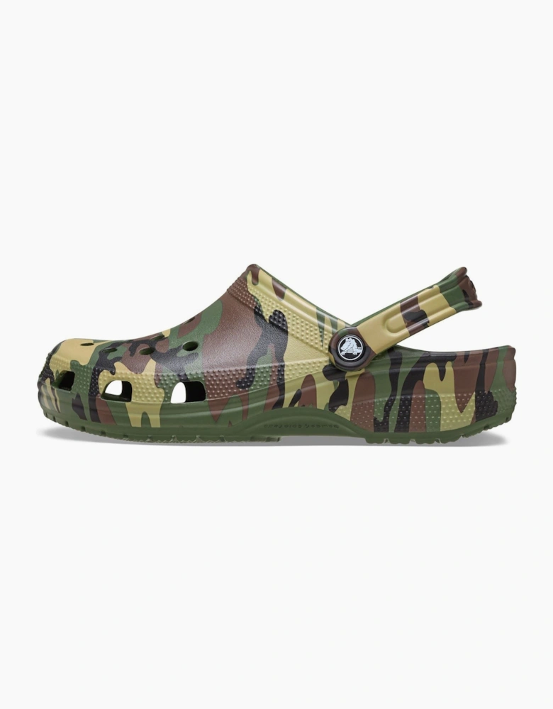 Classic Camouflage EVA Men's Army Green Clogs