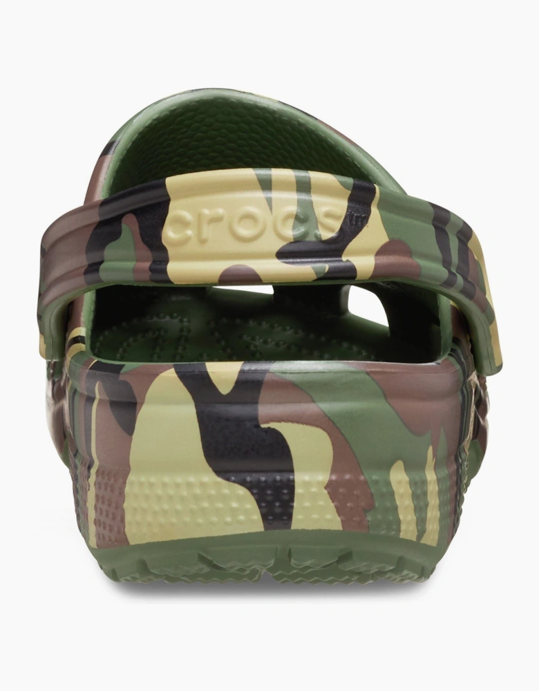 Classic Camouflage EVA Men's Army Green Clogs
