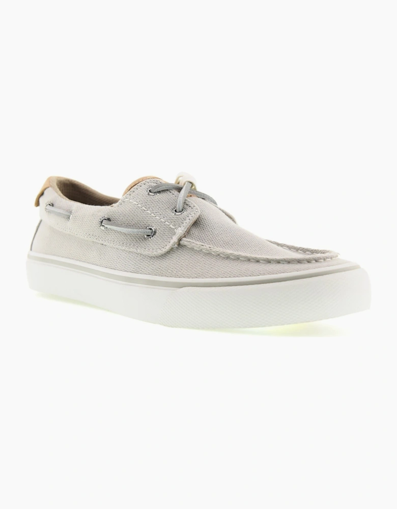Sperry Helm 2-Eye Textile Men's Grey Boat Shoes