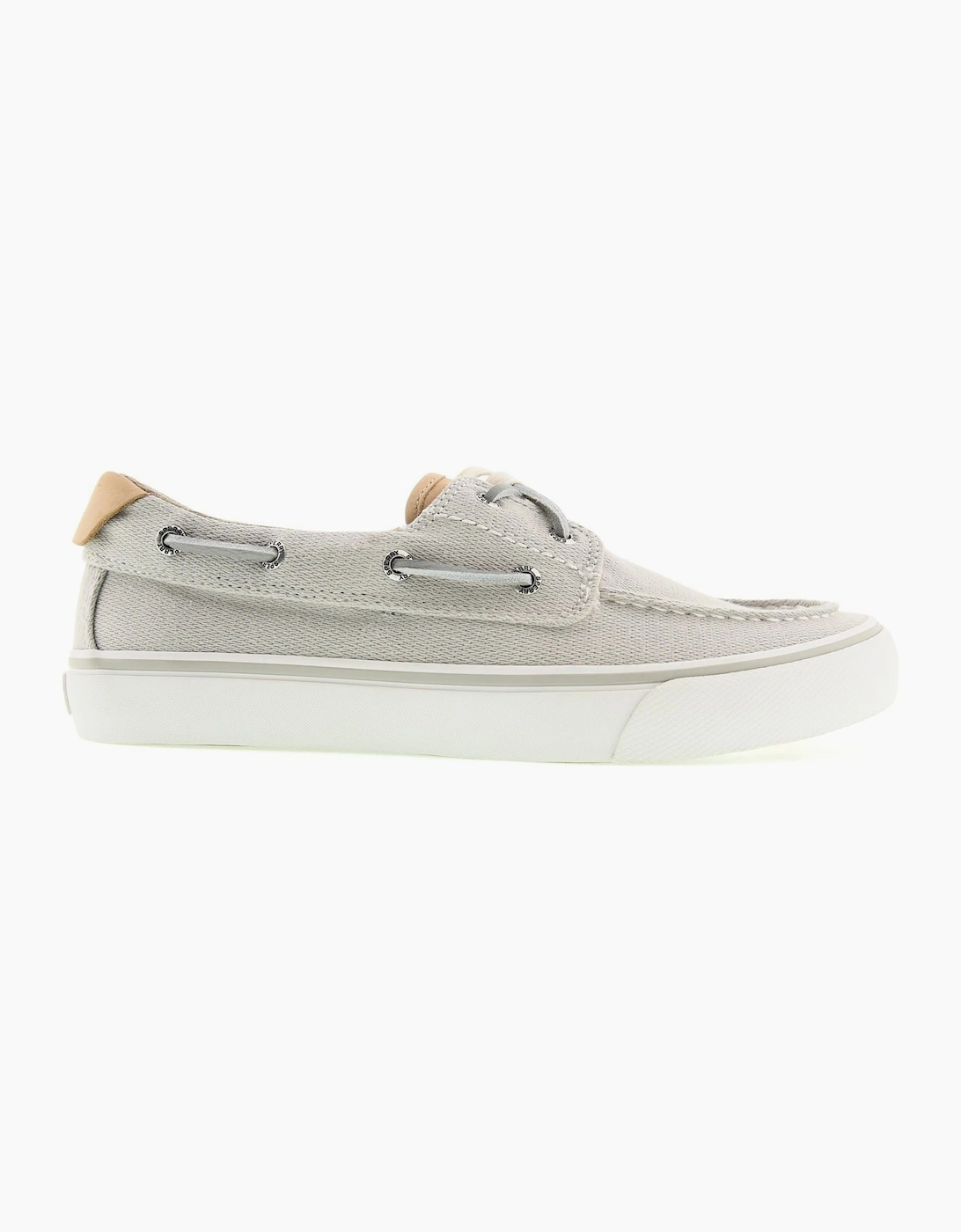 Sperry Helm 2-Eye Textile Men's Grey Boat Shoes
