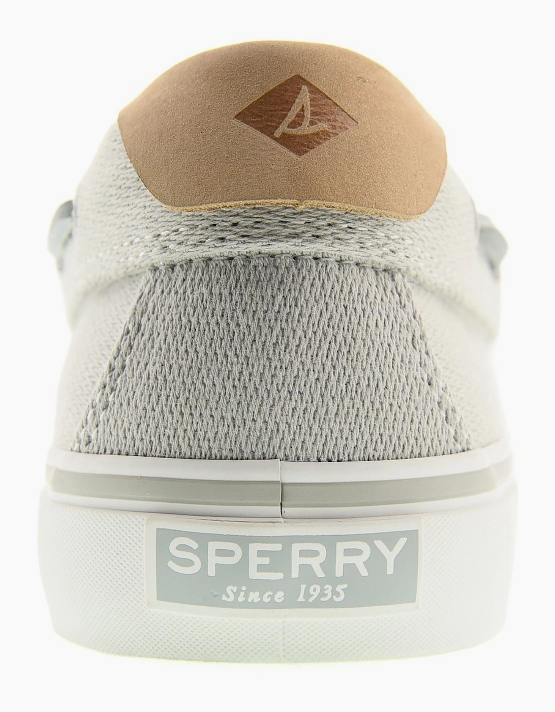 Sperry Helm 2-Eye Textile Men's Grey Boat Shoes