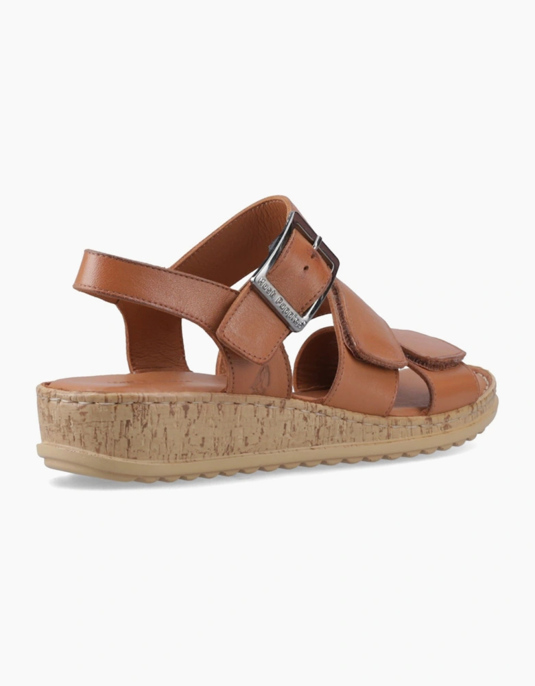 Eliana Sandal Leather Women's Tan Sandals