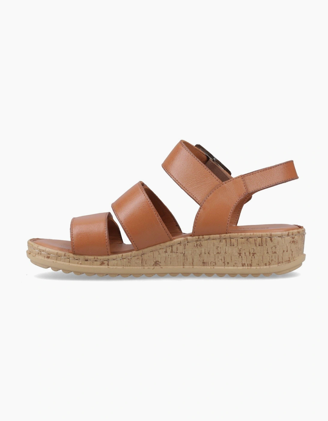 Eliana Sandal Leather Women's Tan Sandals