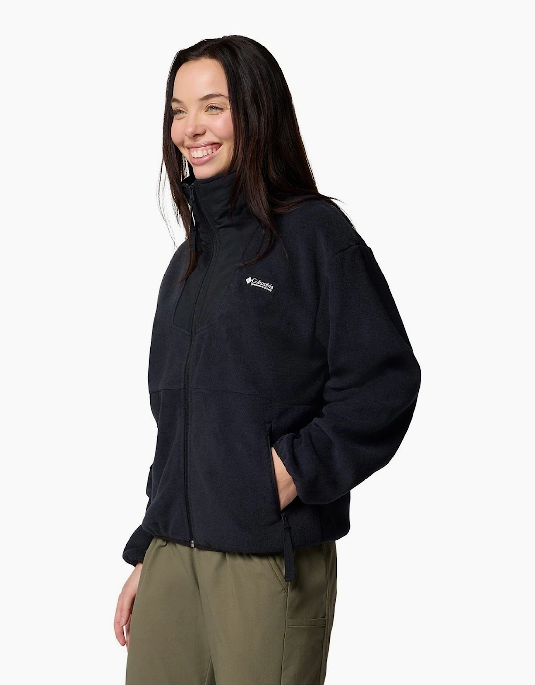 Sequoia Grove Full Zip Women's Black Fleece Jackets, 2 of 1