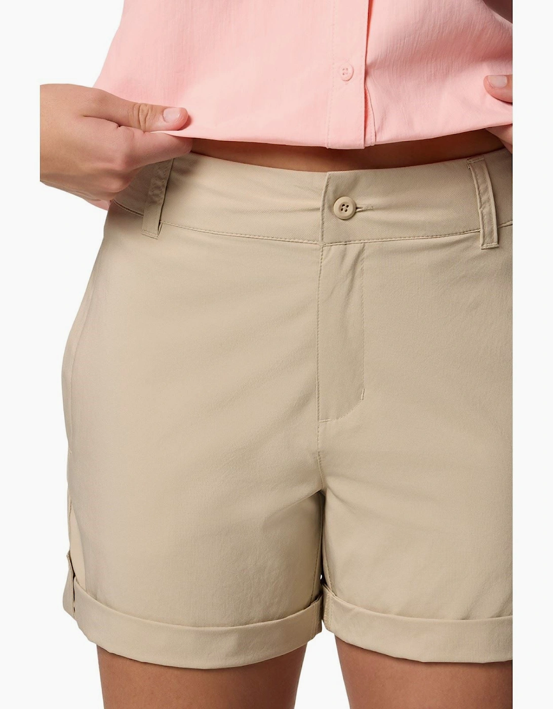Silver Ridge Utility Short Polyester Women's Brown Hiking Shorts