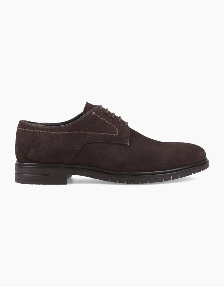 Sterling Suede Shoe Leather Men's Chocolate Lace-Up Shoes