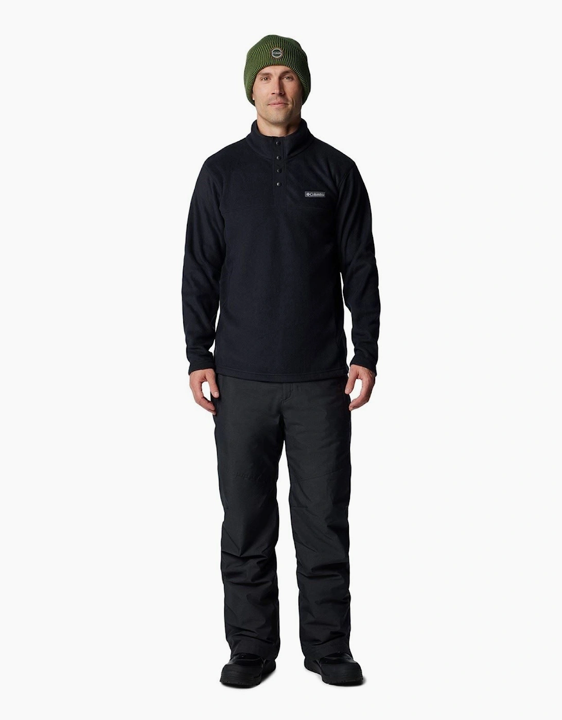 Steens Mountain Half Snap II Men's Black Fleece Jacket