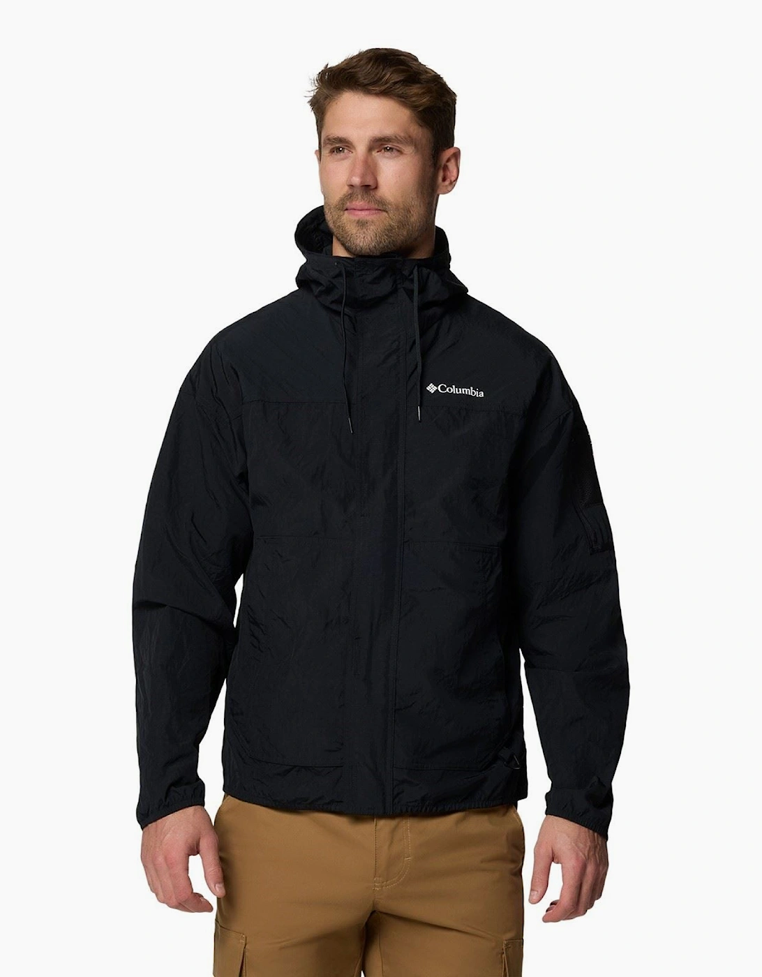 Challenger II Men's Black Windbreaker Jackets, 6 of 5