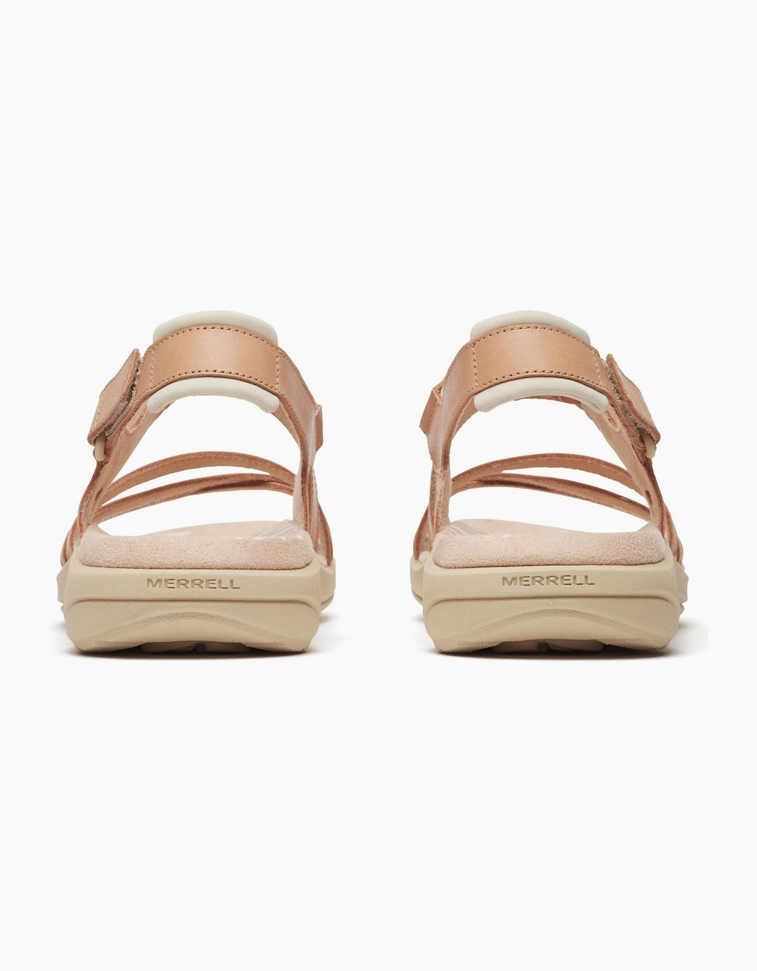 Harbor Backstrap Leather Women's Tan Rose Sandals