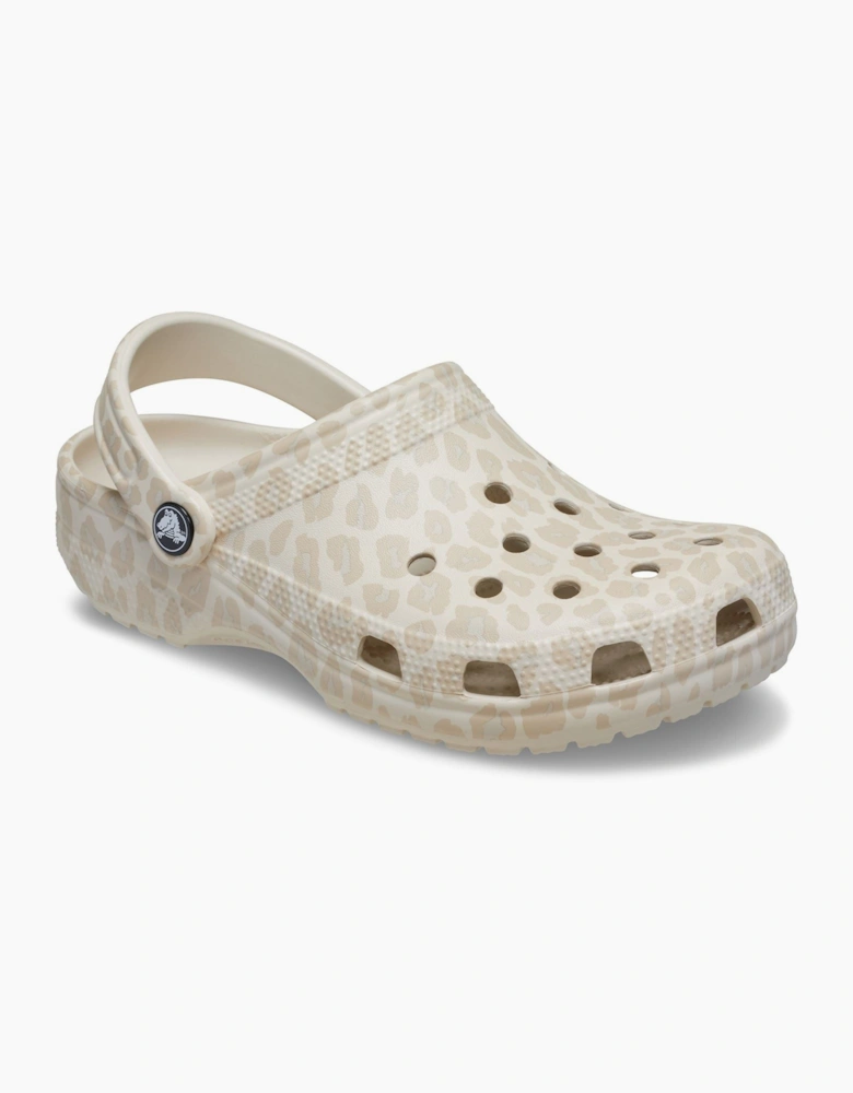 Classic Animal EVA Women's Almond Tint/Leopard Clogs
