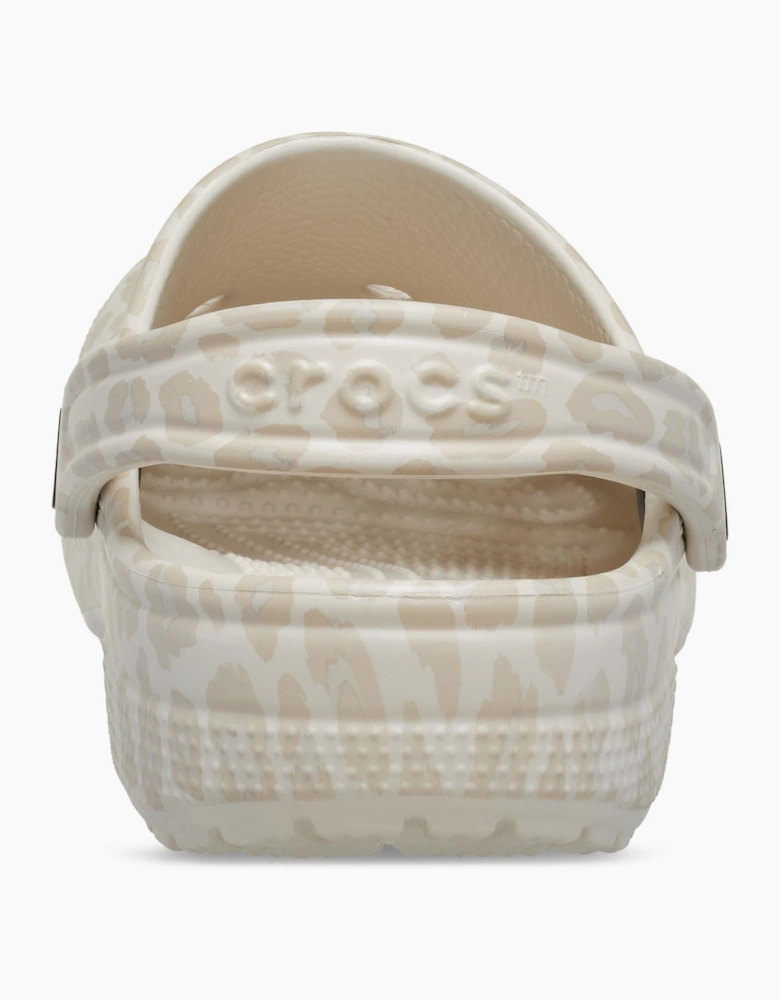Classic Animal EVA Women's Almond Tint/Leopard Clogs