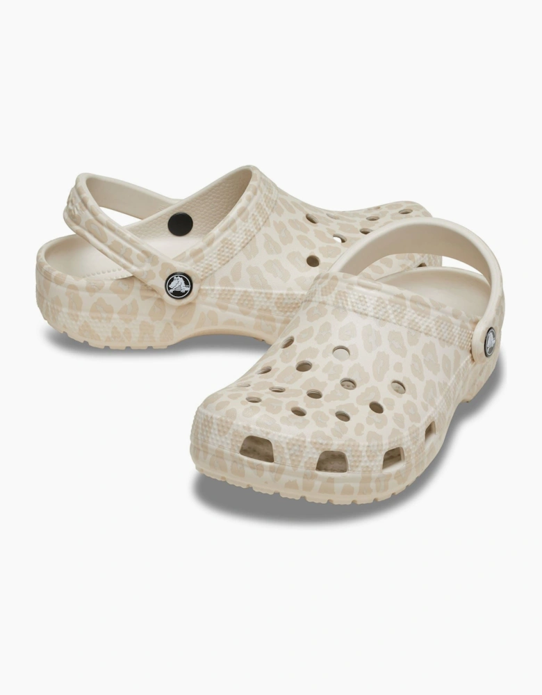 Classic Animal EVA Women's Almond Tint/Leopard Clogs