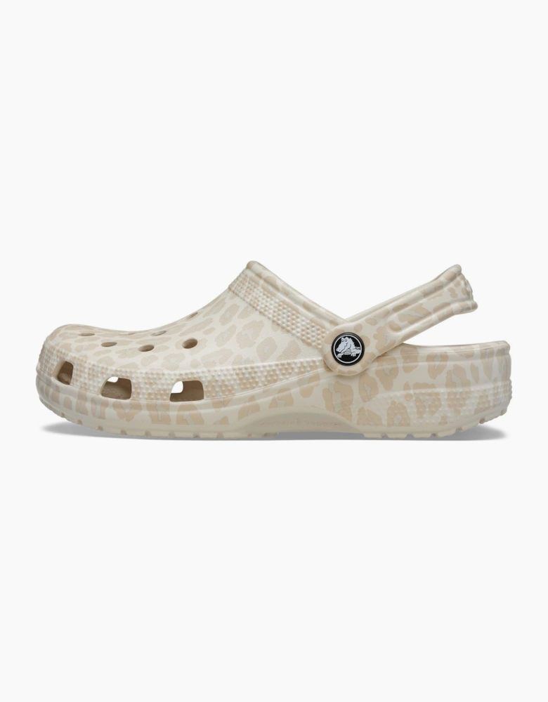 Classic Animal EVA Women's Almond Tint/Leopard Clogs