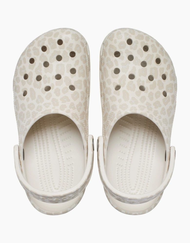Classic Animal EVA Women's Almond Tint/Leopard Clogs