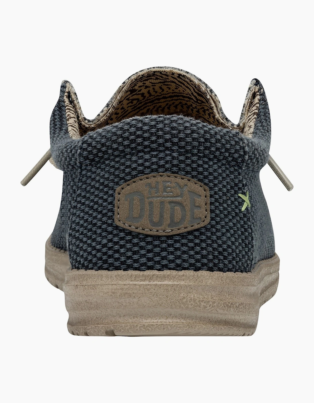 HEYDUDE Wally Braided Polyester Men's Blue Night Loafers