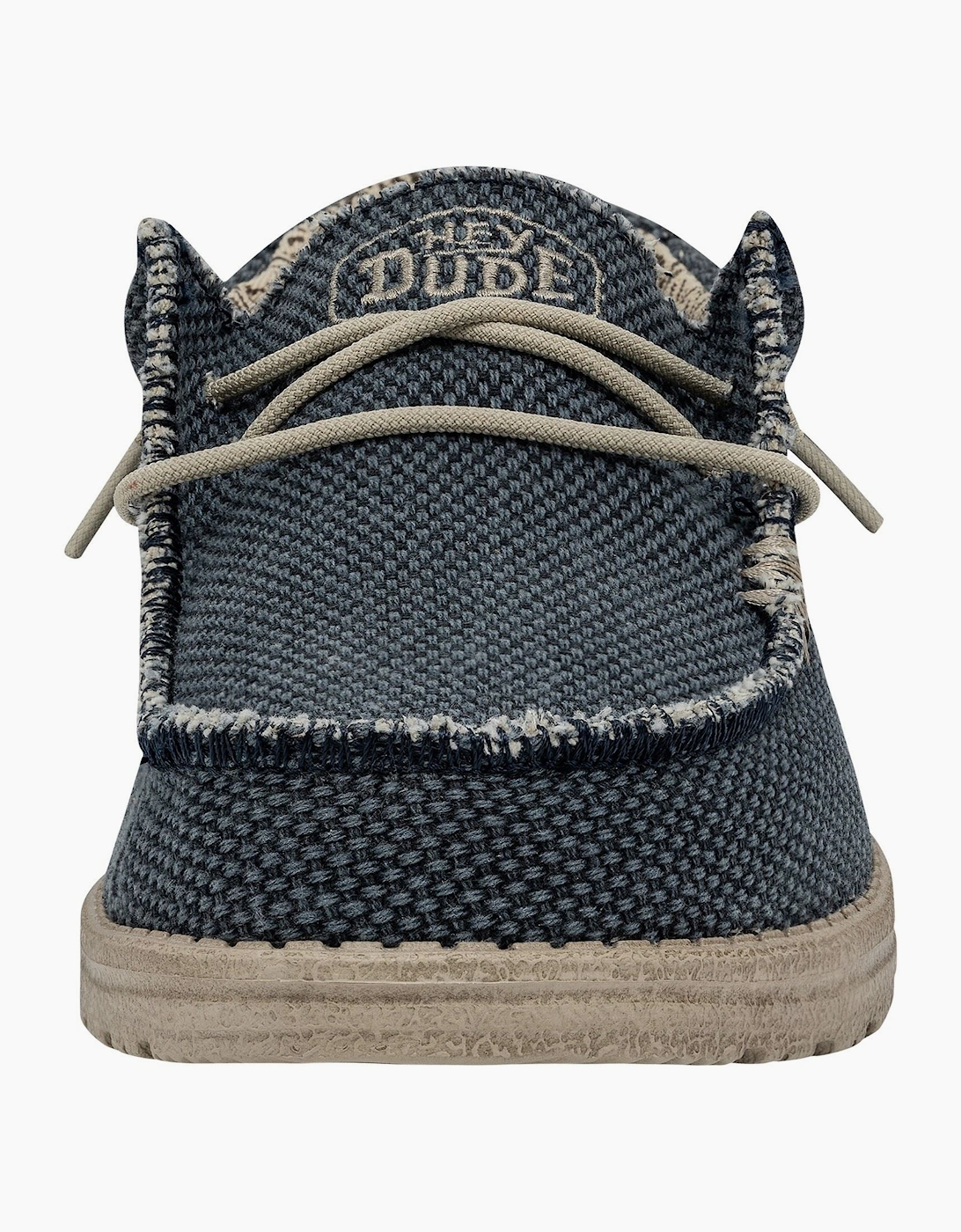 HEYDUDE Wally Braided Polyester Men's Blue Night Loafers