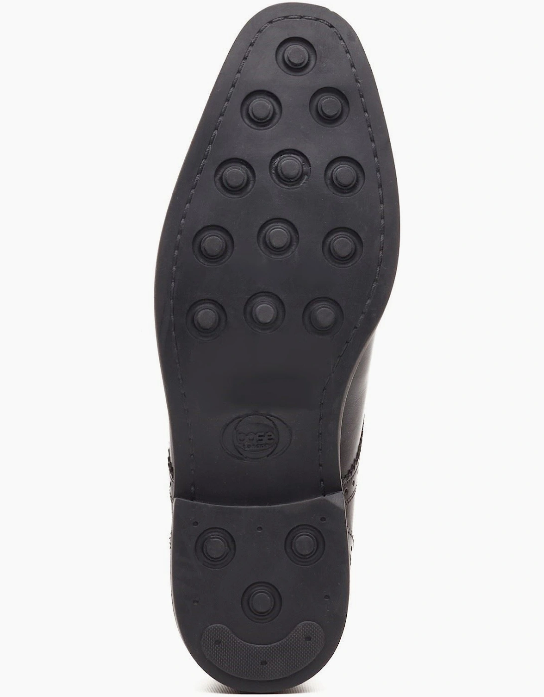 London Eton Lace Up Leather Men's Black Lace-Up Shoes