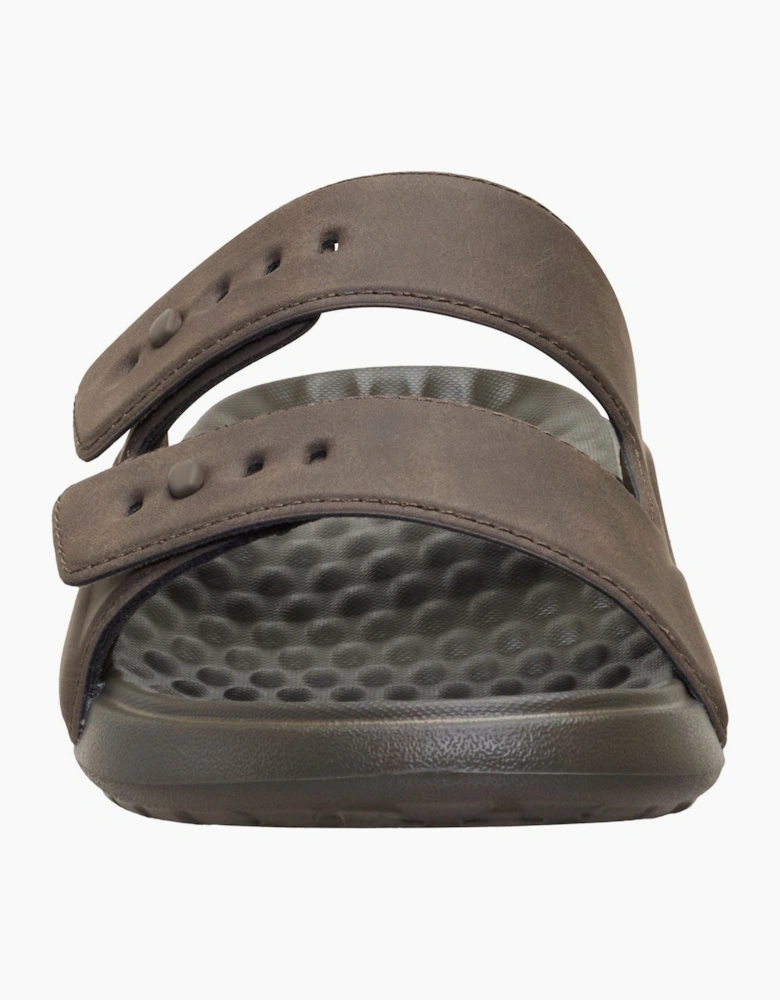 HEYDUDE Wave 2 Strap Polyurethane Men's Major Brown Sandals