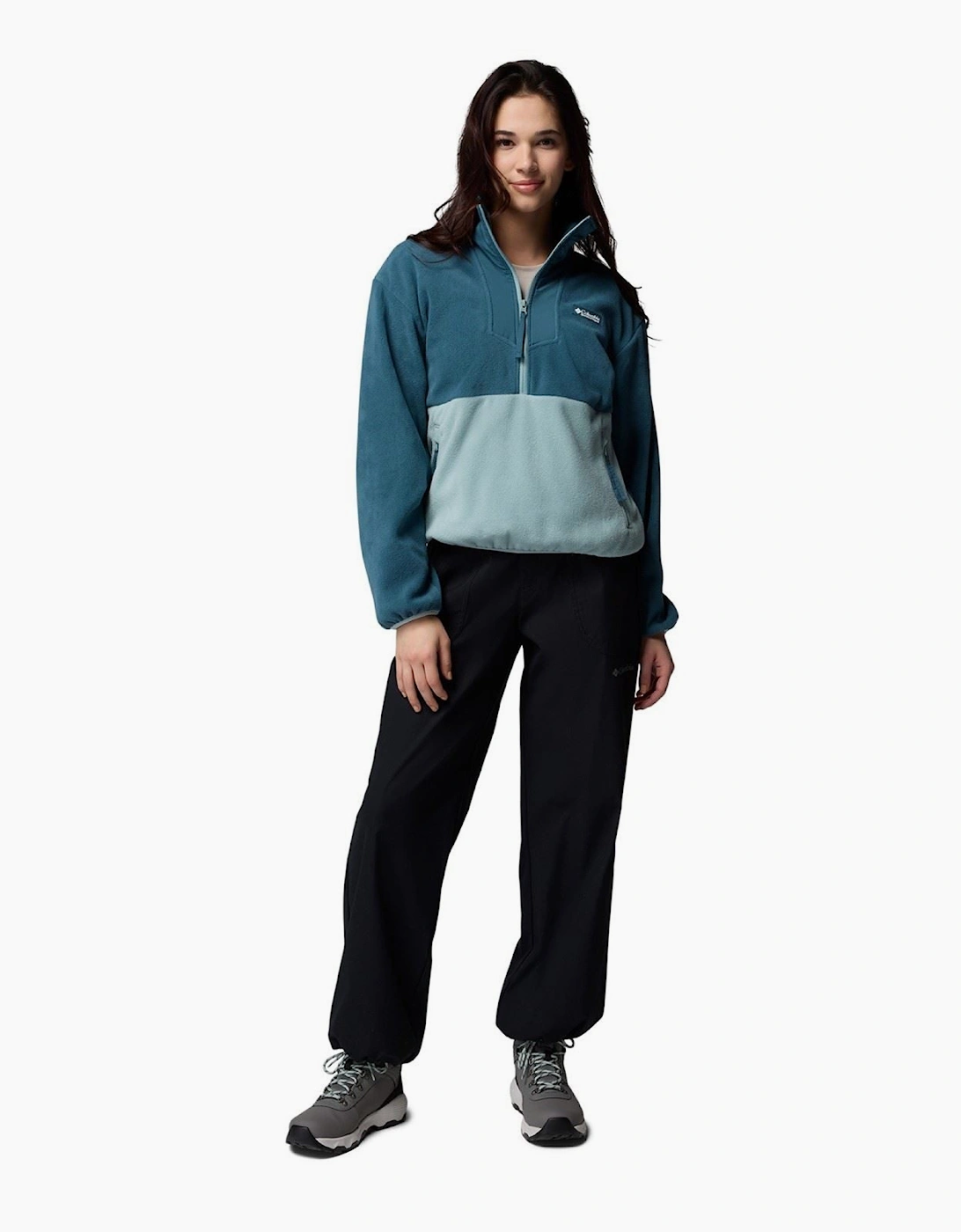 Sequoia Grove 1/2 Zip Women's Blue Fleece Jackets