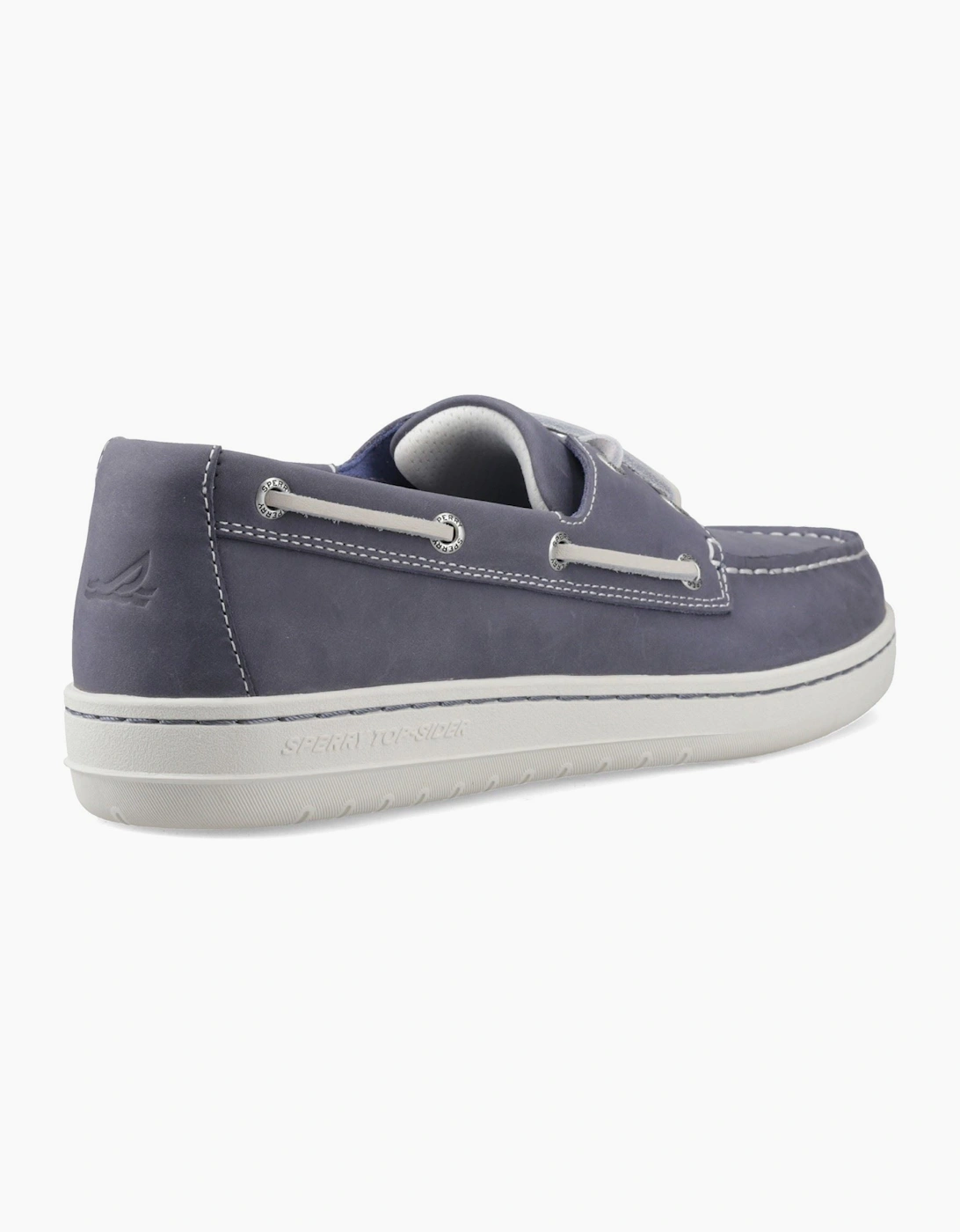 Sperry Strake 2-Eye Boat Leather Men's Navy Boat Shoes