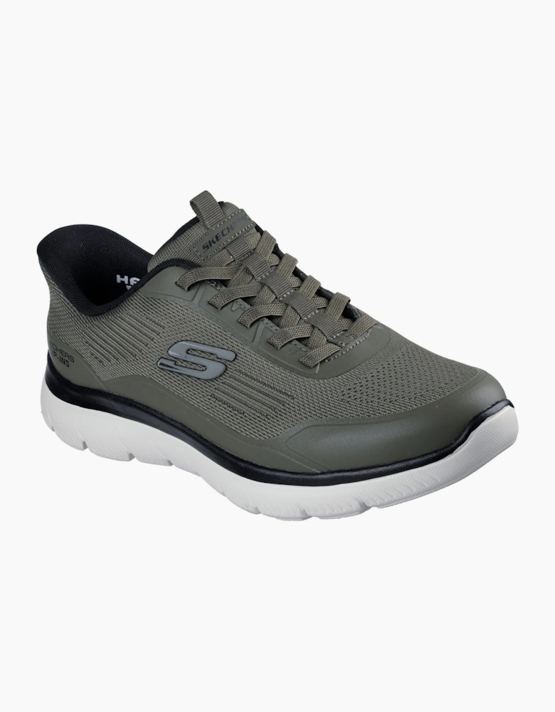 Summits Leyter Textile Men's Olive/Black Trainers