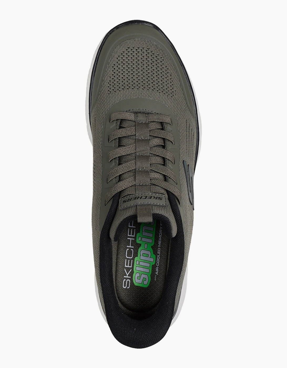 Summits Leyter Textile Men's Olive/Black Trainers